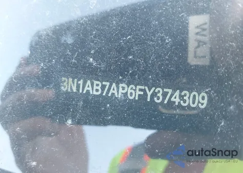 2015 Nissan Sentra Sr из США, поврежденный, VIN 3N1AB7AP6FY374309